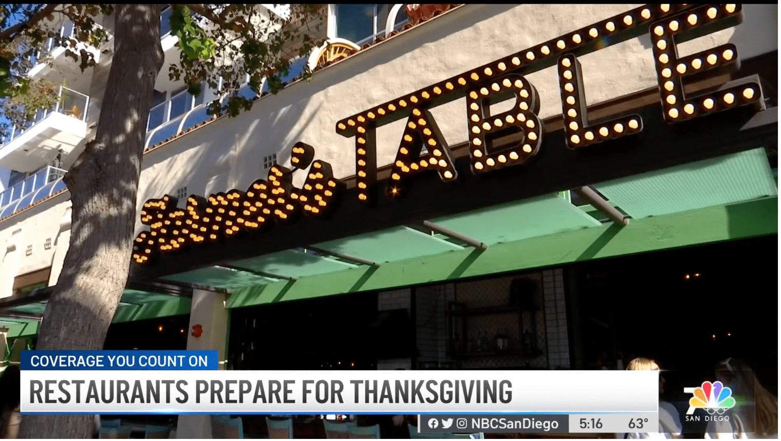 Farmer’s Table Featured on FOX5 in preparation for Thanksgiving