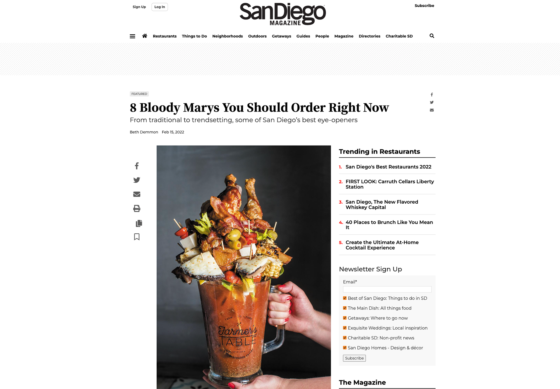 San Diego Food Finds Feature