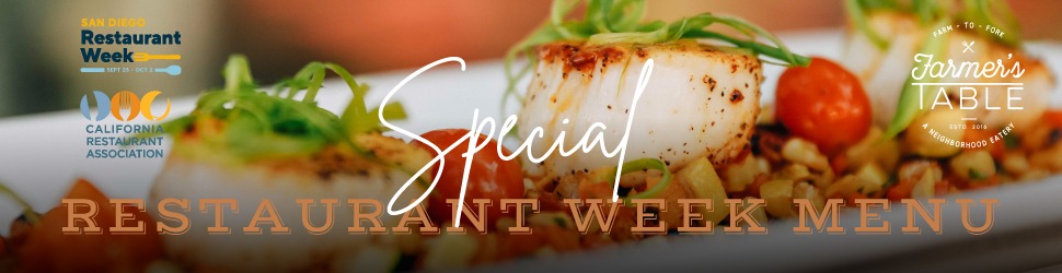 Check Out Our Restaurant Week Special Menu!